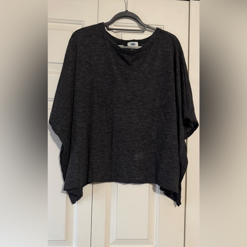 Old Navy Charcoal Gray Tunic Top
